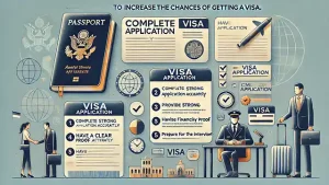 نکات افزایش شانس دریافت ویزا