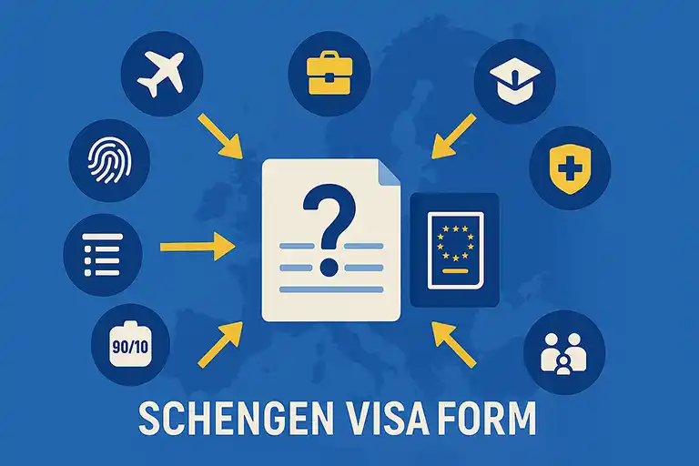 فرم ویزای شینگن چیست و به چه کار می‌آید؟